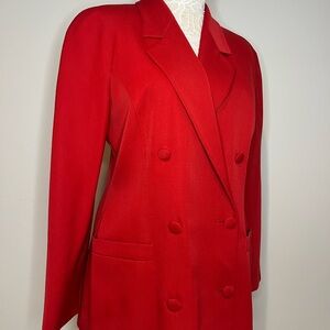 Barney’s New York Red Blazer
